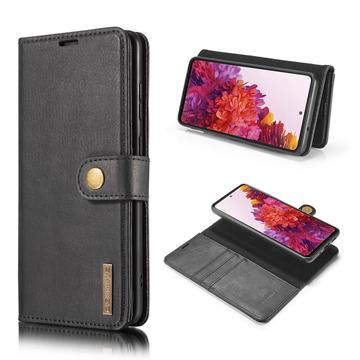 Samsung Galaxy S20 FE DG.Ming Læderpung med Aftageligt Cover - Sort