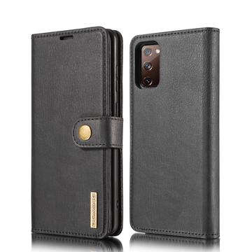 Samsung Galaxy S20 FE DG.Ming Læderpung med Aftageligt Cover - Sort