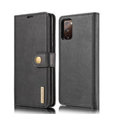 Samsung Galaxy S20 FE DG.Ming Læderpung med Aftageligt Cover - Sort