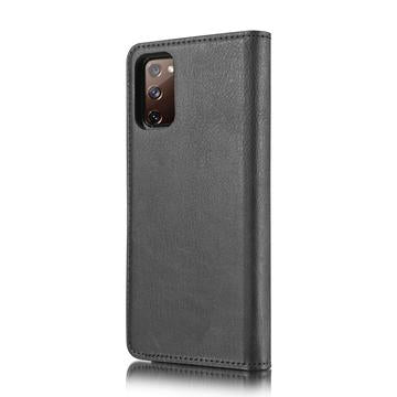 Samsung Galaxy S20 FE DG.Ming Læderpung med Aftageligt Cover - Sort
