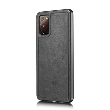 Samsung Galaxy S20 FE DG.Ming Læderpung med Aftageligt Cover - Sort