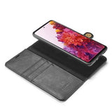 Samsung Galaxy S20 FE DG.Ming Læderpung med Aftageligt Cover - Sort