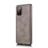Samsung Galaxy S20 FE DG.Ming Læderpung med Aftageligt Cover - Grå