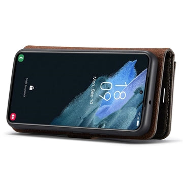 DG.Ming Samsung Galaxy S23 5G Læderpung med Aftageligt Cover - Grå