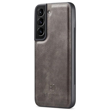 DG.Ming Samsung Galaxy S23 5G Læderpung med Aftageligt Cover - Grå
