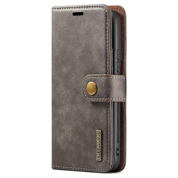 DG.Ming Samsung Galaxy S23 5G Læderpung med Aftageligt Cover - Grå