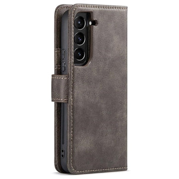 DG.Ming Samsung Galaxy S23 5G Læderpung med Aftageligt Cover - Grå