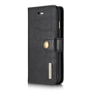 iPhone 7/8/SE (2020)/SE (2022) DG.Ming 2-i-1 Læderpung med Aftageligt Cover - Sort