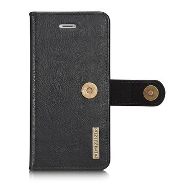 iPhone 7/8/SE (2020)/SE (2022) DG.Ming 2-i-1 Læderpung med Aftageligt Cover - Sort