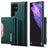 DG.Ming M2 Samsung Galaxy S23 Ultra 5G Hybrid Cover med Pung - Grøn