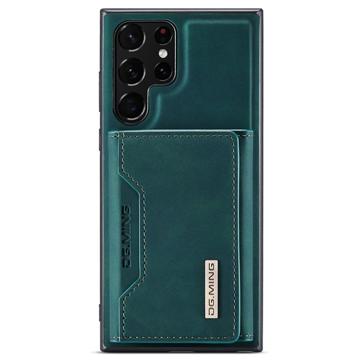 DG.Ming M2 Samsung Galaxy S23 Ultra 5G Hybrid Cover med Pung - Grøn