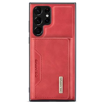 DG.Ming M2 Samsung Galaxy S23 Ultra 5G Hybrid Cover med Pung - Rød