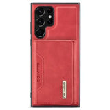 DG.Ming M2 Samsung Galaxy S23 Ultra 5G Hybrid Cover med Pung - Rød