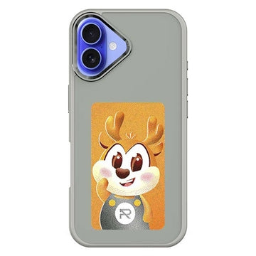 iPhone 16 Plus DIY E-InkCase NFC Cover - grå