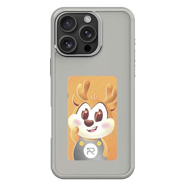 iPhone 16 Pro Max DIY E-InkCase NFC Cover - grå