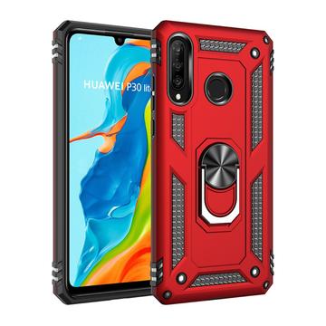 Huawei P30 Lite Defender Series Hybrid Cover - Rød
