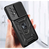 Samsung Galaxy A52 5G/A52s 5G Defender Slide Hybrid Cover - Sort