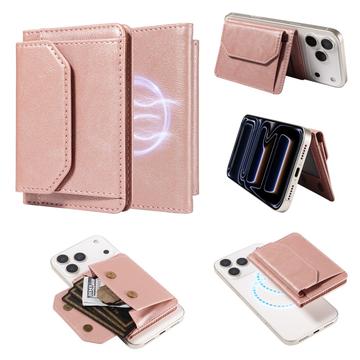 Aftagelig MagSafe-kortholder / RFID-blokerende pung - pink