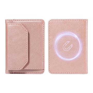 Aftagelig MagSafe-kortholder / RFID-blokerende pung - pink