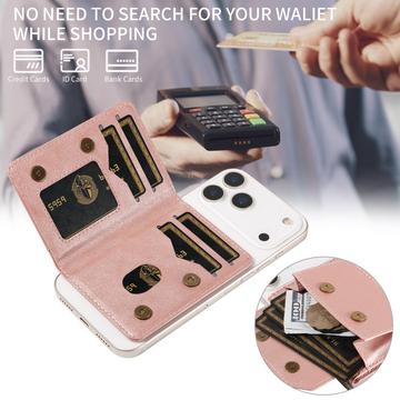 Aftagelig MagSafe-kortholder / RFID-blokerende pung - pink
