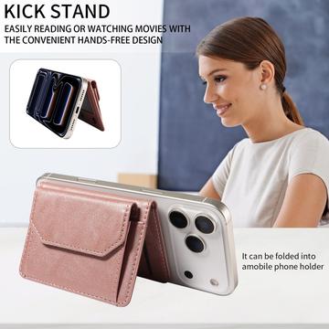 Aftagelig MagSafe-kortholder / RFID-blokerende pung - pink