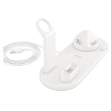 Docking Station med QI Trådløs Oplader UD15 - Hvid