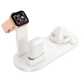 Docking Station med QI Trådløs Oplader UD15 - Hvid