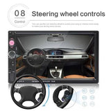 Double Din CarPlay Touchscreen Bluetooth Car Stereo MP5 Player - 7"