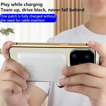 Dobbeltsidet hærdet glas + magnetisk metalramme Anti-Drop Case til iPhone 15 Kompatibel med MagSafe Phone Cover med spændelås - Rød