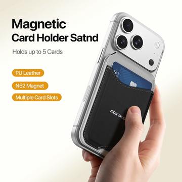 Dux Ducis Arch magnetisk MagSafe-kortholder med RFID - sort / grå