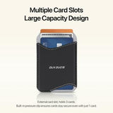 Dux Ducis Arch magnetisk MagSafe-kortholder med RFID - sort / grå