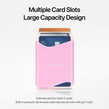 Dux Ducis Arch magnetisk MagSafe-kortholder med RFID - lyserød