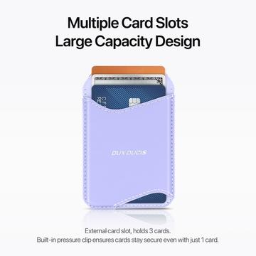Dux Ducis Arch magnetisk MagSafe-kortholder med RFID - Lilla
