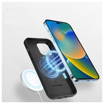 Dux Ducis Grit iPhone 14 Pro Max Hybrid Cover - Sort