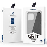 Dux Ducis Grit iPhone 14 Pro Max Hybrid Cover - Sort