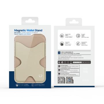 Dux Ducis Papo RFID-blokerende magnetisk kortholder og stativ - MagSafe-kompatibel - Khaki