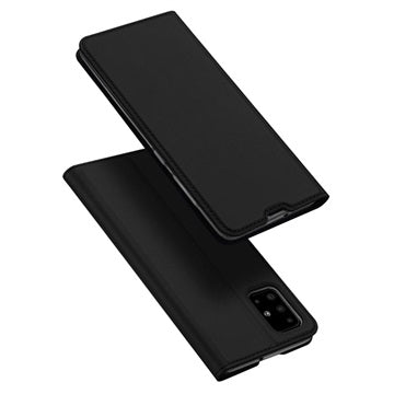 Dux Ducis Skin Pro Samsung Galaxy A51 Flip Cover med Kortholder - Sort