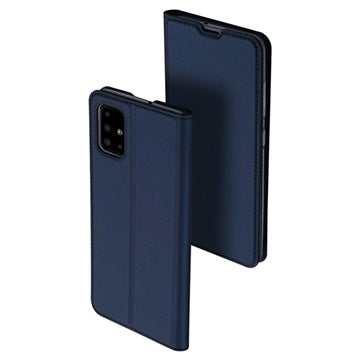 Dux Ducis Skin Pro Samsung Galaxy A51 Flip Cover med Kortholder - Mørkeblå