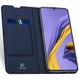 Dux Ducis Skin Pro Samsung Galaxy A51 Flip Cover med Kortholder - Mørkeblå