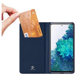 Dux Ducis Skin Pro Samsung Galaxy S20 FE Flip Cover - Blå