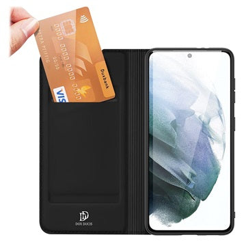 Dux Ducis Skin Pro Samsung Galaxy S21 FE 5G Flip Cover - Sort