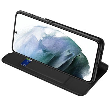 Dux Ducis Skin Pro Samsung Galaxy S21 FE 5G Flip Cover - Sort