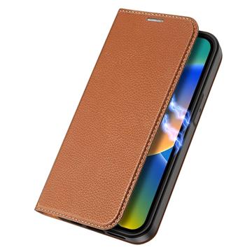 Dux Ducis Skin X2 iPhone 14 Plus Flip Cover - Brun