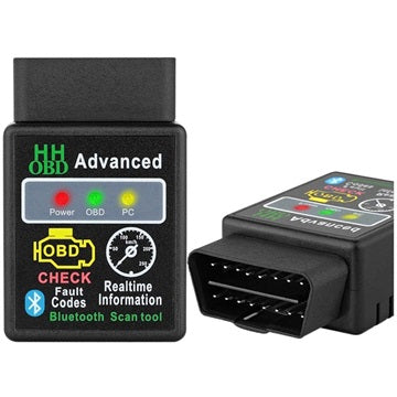 ELM327 V2.1 Bluetooth OBD2 Bildiagnostik Værktøj - Sort
