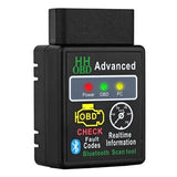 ELM327 V2.1 Bluetooth OBD2 Bildiagnostik Værktøj - Sort