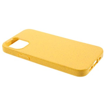 Saii Eco Line iPhone 12/12 Pro Biologisk Nedbrydeligt Cover - Gul