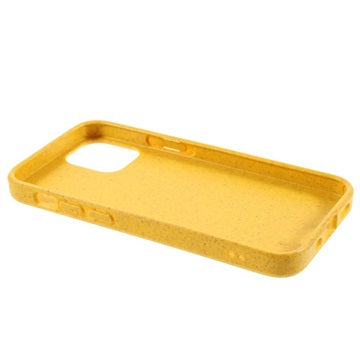 Saii Eco Line iPhone 12/12 Pro Biologisk Nedbrydeligt Cover - Gul
