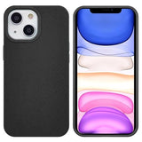Saii Eco Line iPhone 13 Mini Biologisk Nedbrydeligt Cover - Sort