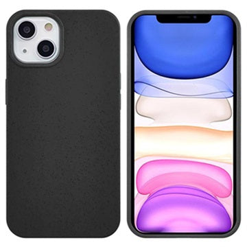 Saii Eco Line iPhone 13 Biologisk Nedbrydeligt Cover - Sort