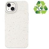 Eco Nature iPhone 14 Plus Hybrid Cover - Hvid